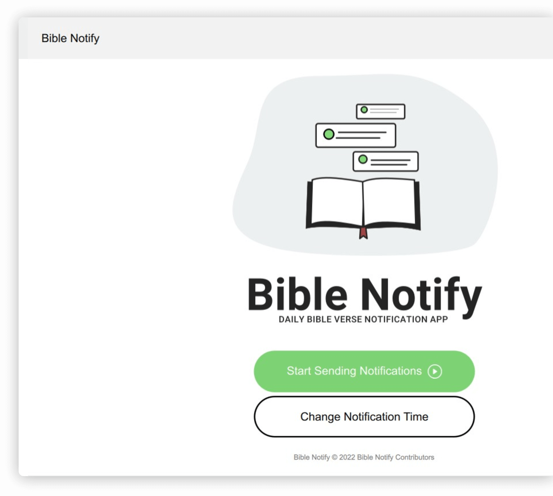 Bible Notify for Desktop